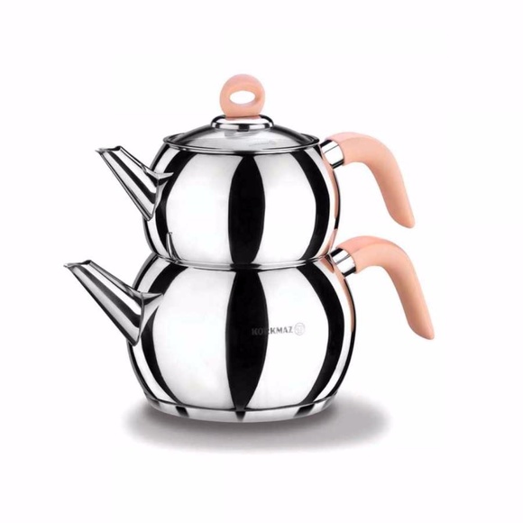 Turkish Teapot Set Korkmaz Flamingo A059 NIB - Picture 2 of 2