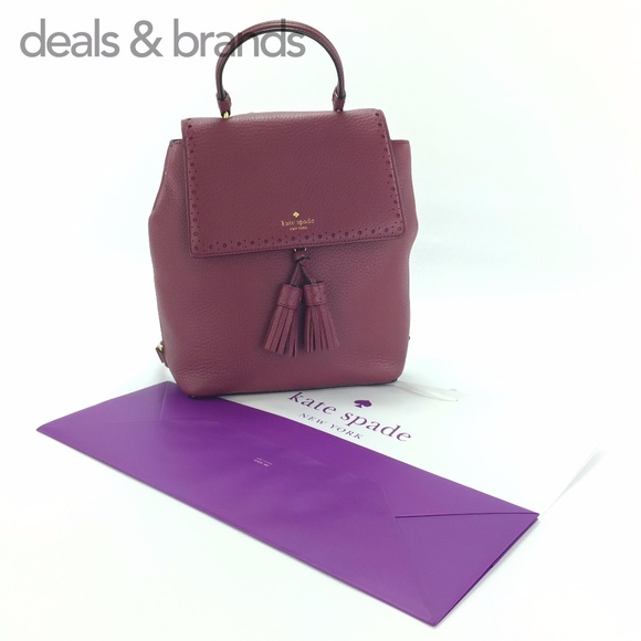 NWT KATE SPADE Teba James Street Leather Backpack main image 4