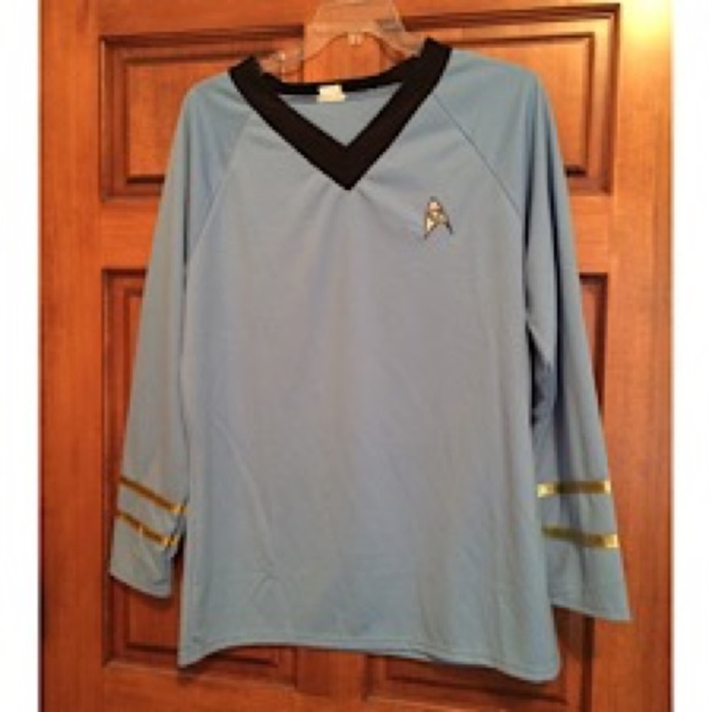 Star Trek blue shirt, officially licensed