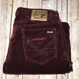 Volcom velvet pants