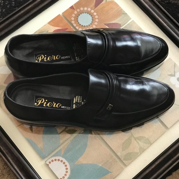 Men All Leather Dress Shoe Piero Mexico Size 9 main image 8