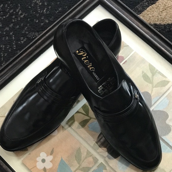 Men All Leather Dress Shoe Piero Mexico Size 9 main image 4