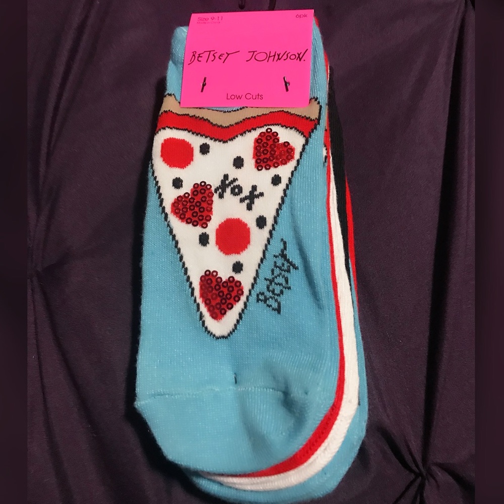 Betsey Johnson 6-Pair Socks