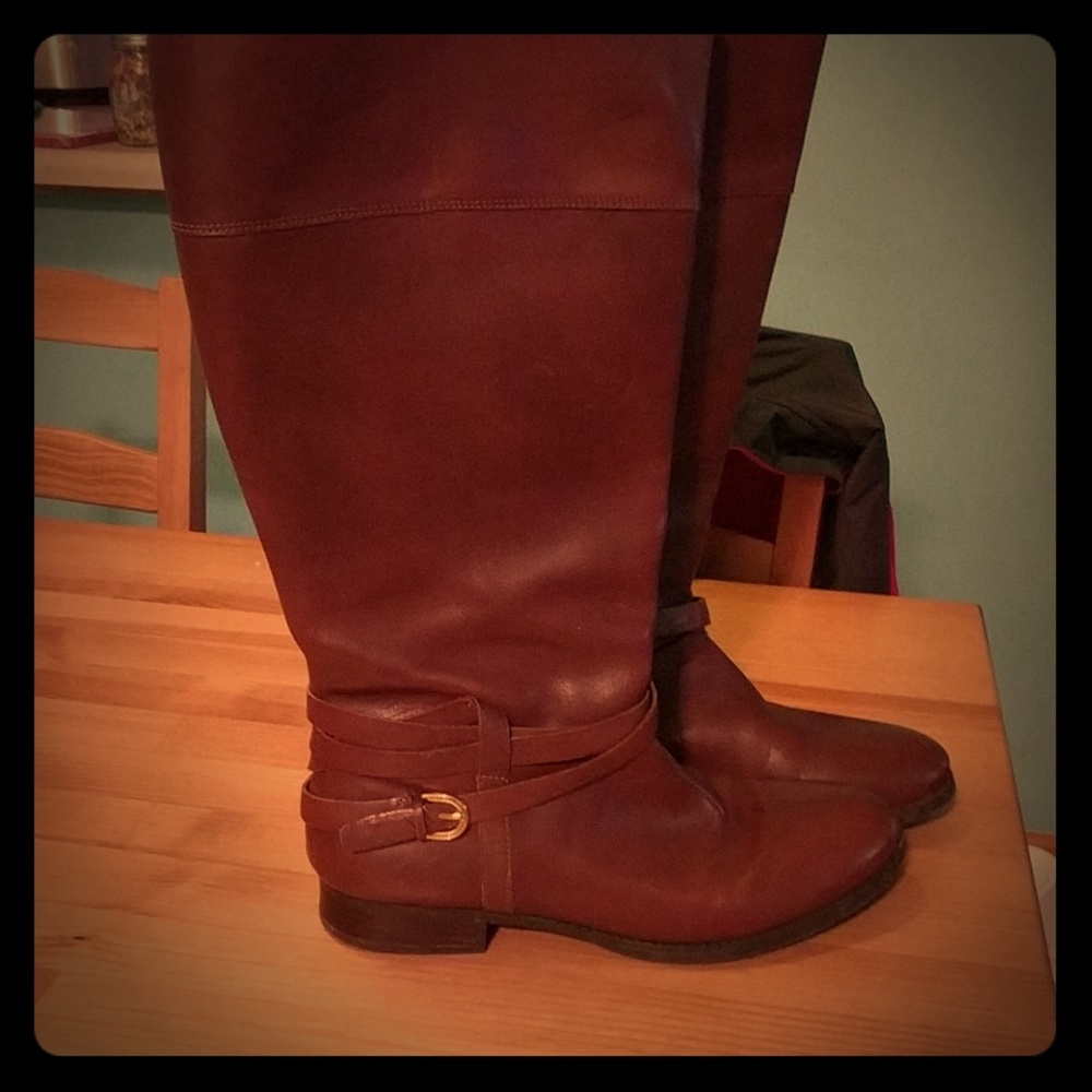 Audrey Brooke Brown Riding Boots