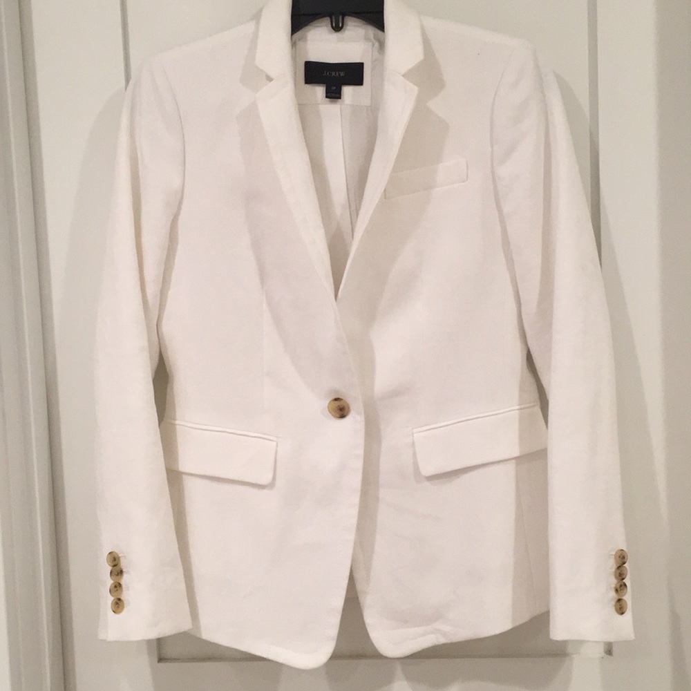 J.crew white Blazer NWOT