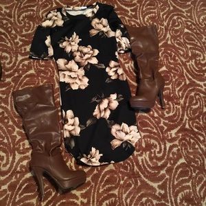 Dark brown Knee High Boots