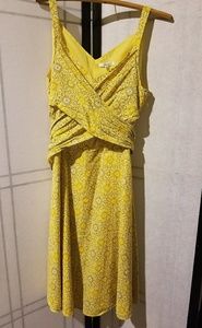 Amelia Tea Length Wrap Dress