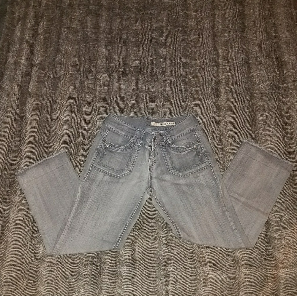 Grey slim/skinny jeans by DKNY Jeans