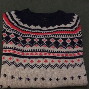 JCrew Fairisle Lambswool Sweater.