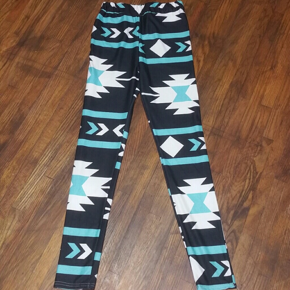 Ladies Aztec Print Leggings XS/S