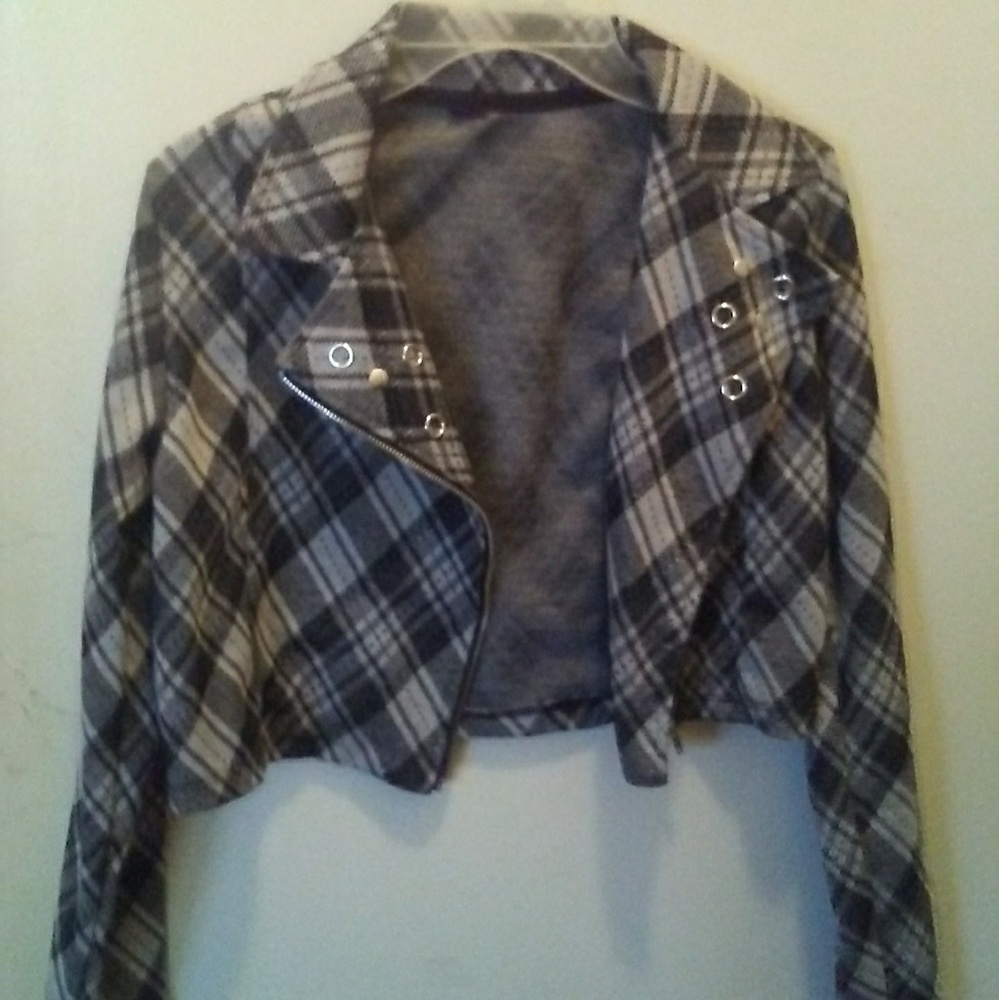 Girls moto jacket worn once