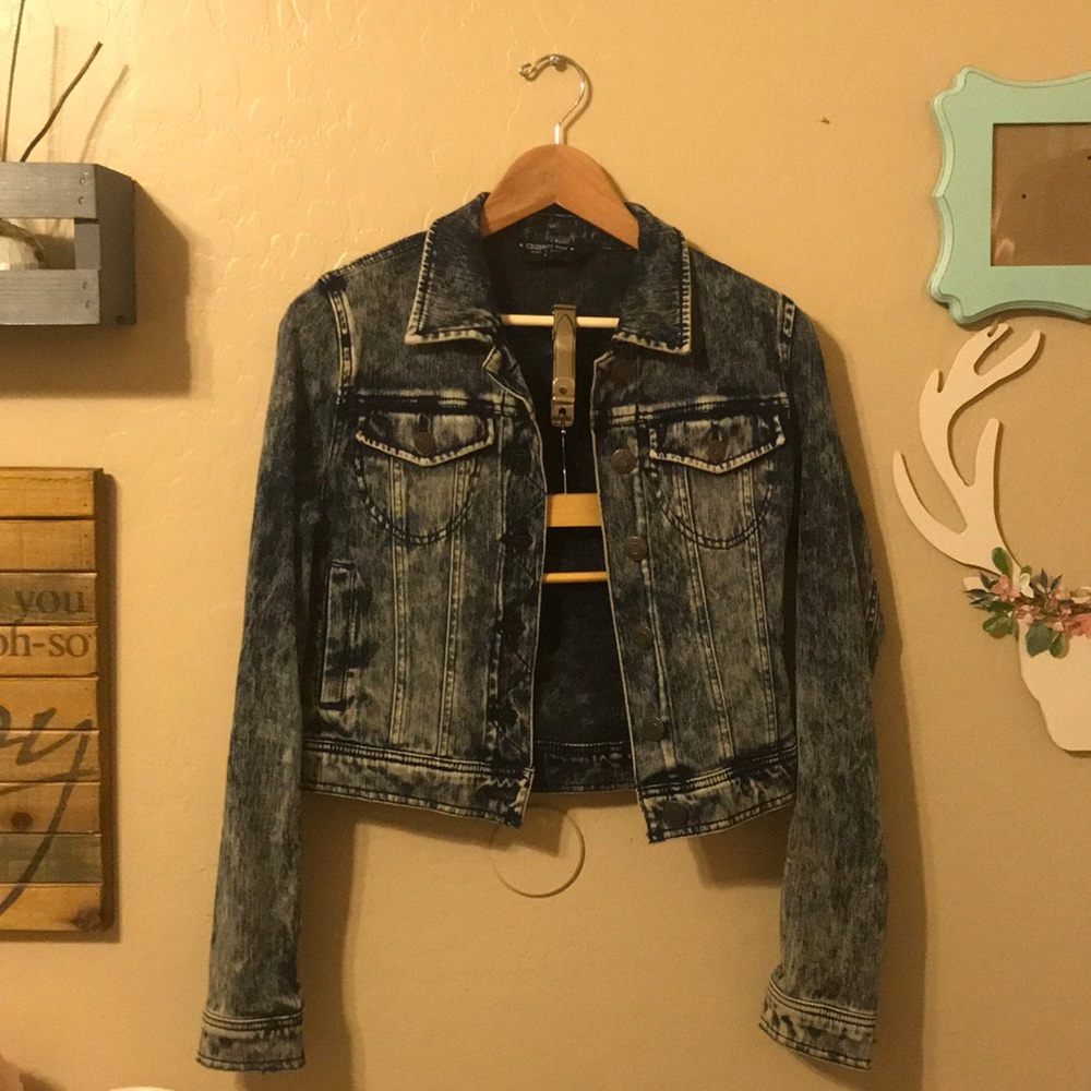 Acid Wash “Denim” Jacket