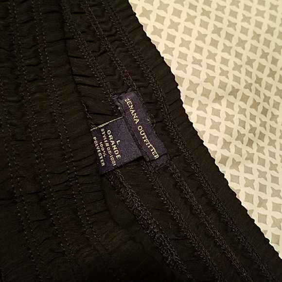 Sheer black, layered mini skirt - Picture 3 of 4