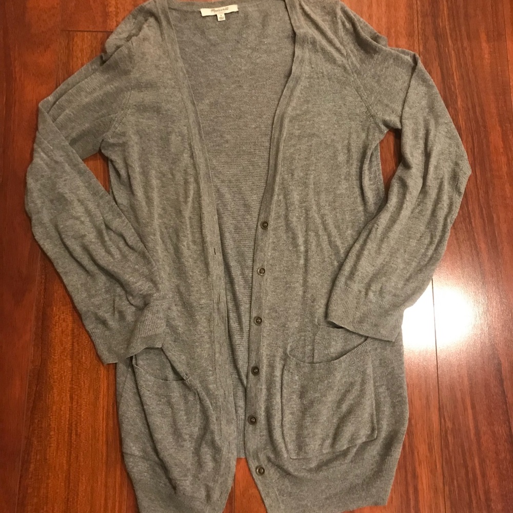 Madewell Gray Cardigan