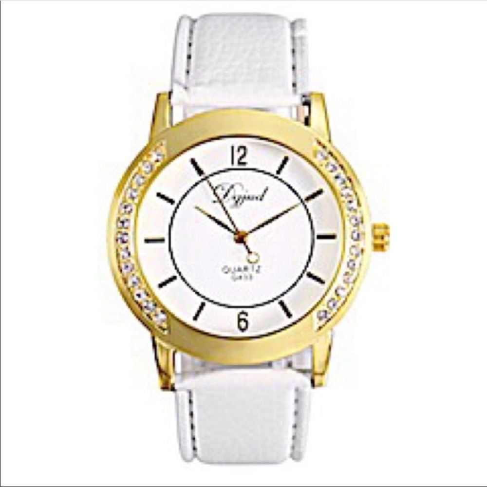 🎁SOLD - Women Large Dial Quartz Watch-Rhinestones