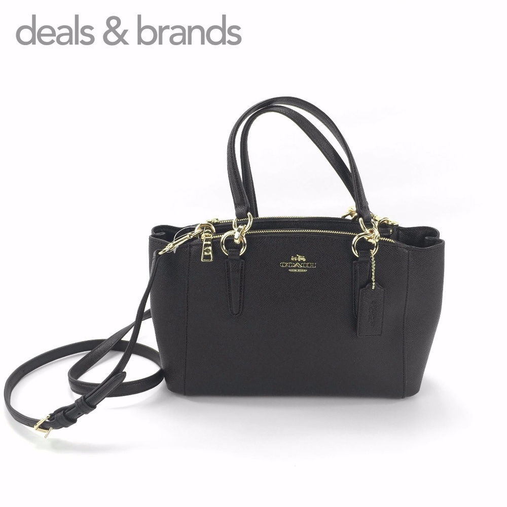 NWT COACH MiniChristie Crossgrain Leather Carryall