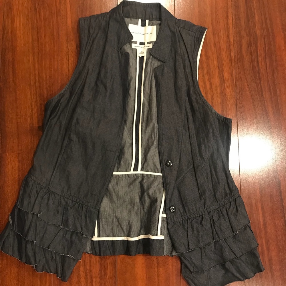Banana Republic Jean Vest