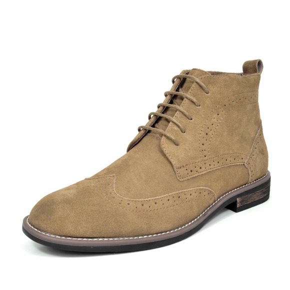 Mens Bruno Urban Suede Leather Lace Up Oxford Boot - Picture 2 of 3