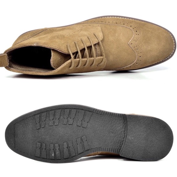 Mens Bruno Urban Suede Leather Lace Up Oxford Boot - Picture 3 of 3