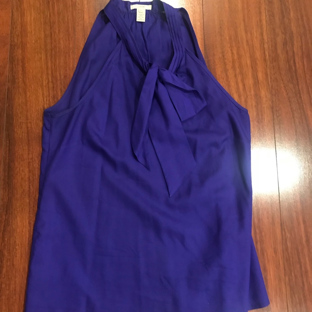 Purple Blouse With Bow