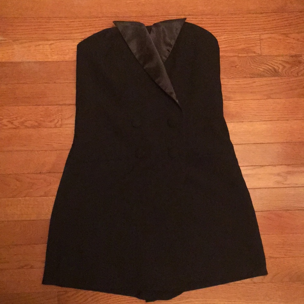 Tuxedo romper