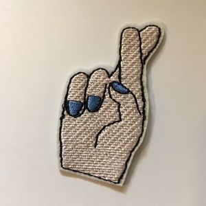 🤞🏽🤞🏽 FINGERS CROSSED PATCH 🤞🏽🤞🏽