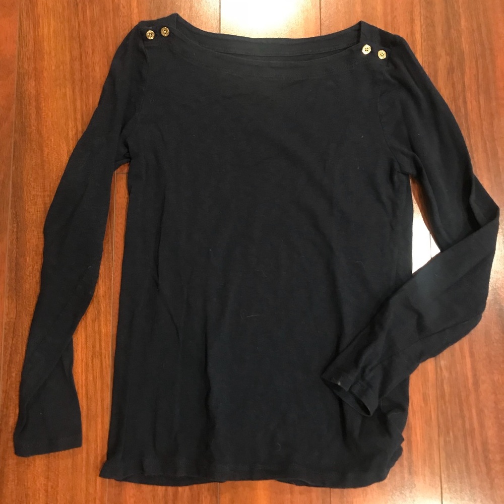 Navy J.Crew painter Tee