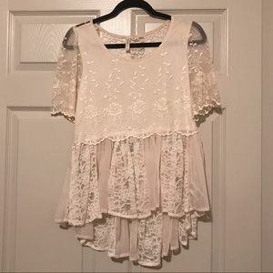 Free People Lace Top