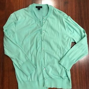 Mint J.Crew Cardigan