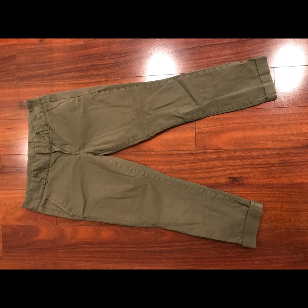 Green J.Crew Chinos