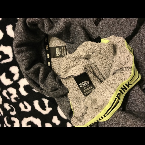 Rare Marled grey black Sequin Bling cowl neck Set - Picture 4 of 4