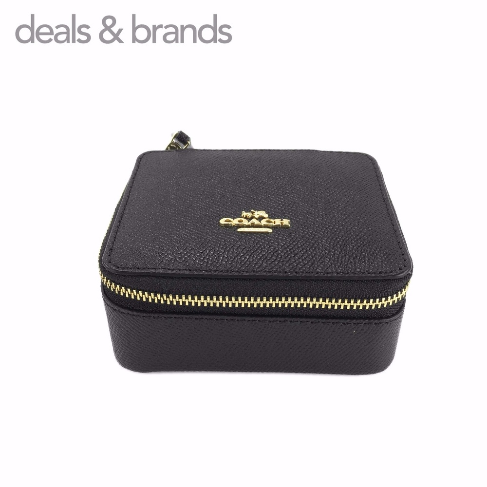 NWT COACH CGLeather Travel/JewelryBox CosmeticCase