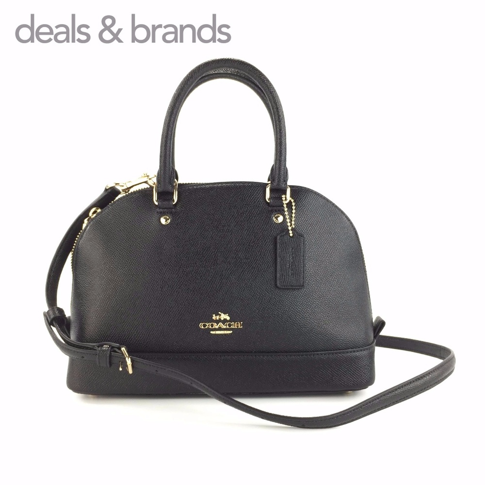 NWT COACH Mini Sierra Crossgrain Leather Satchel