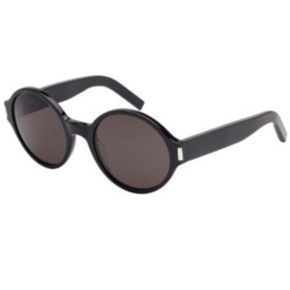 *SOLD* New Saint Laurent Round Black Sunglasses - Picture 1 of 8