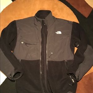 Men's Black Denali North Face Fleece Jacket Large