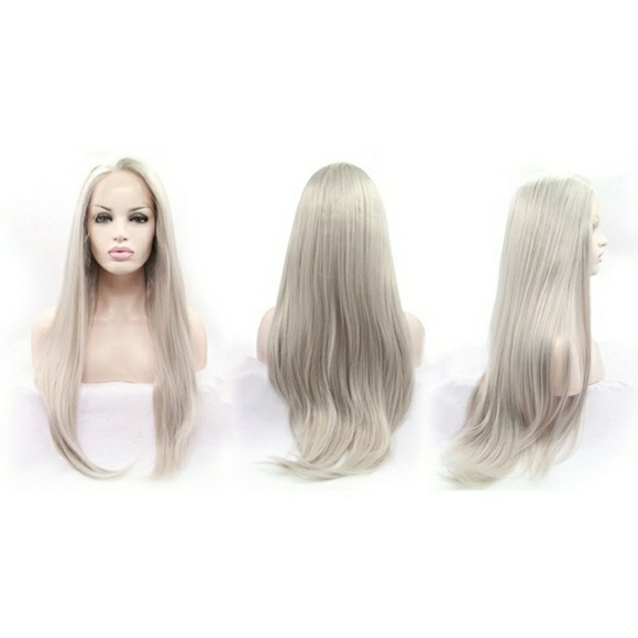 Silver Gray LaceFront Wig 22-26 inches!! main image 5