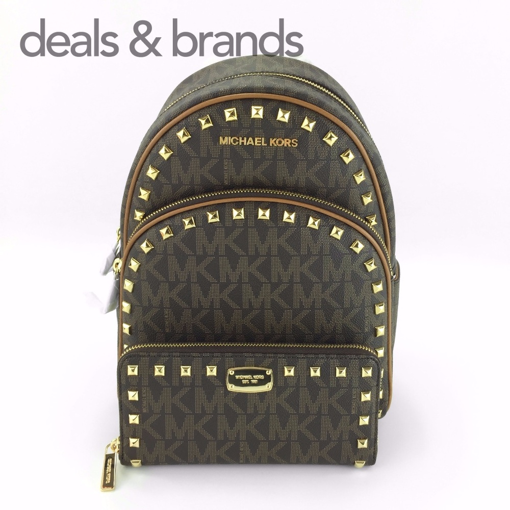 NWT MICHAEL KORS Abbey Backpack & Jet Set Wallet