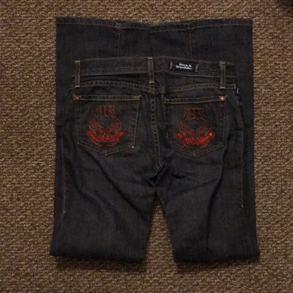 Rock and Republic bedazzled Jeans