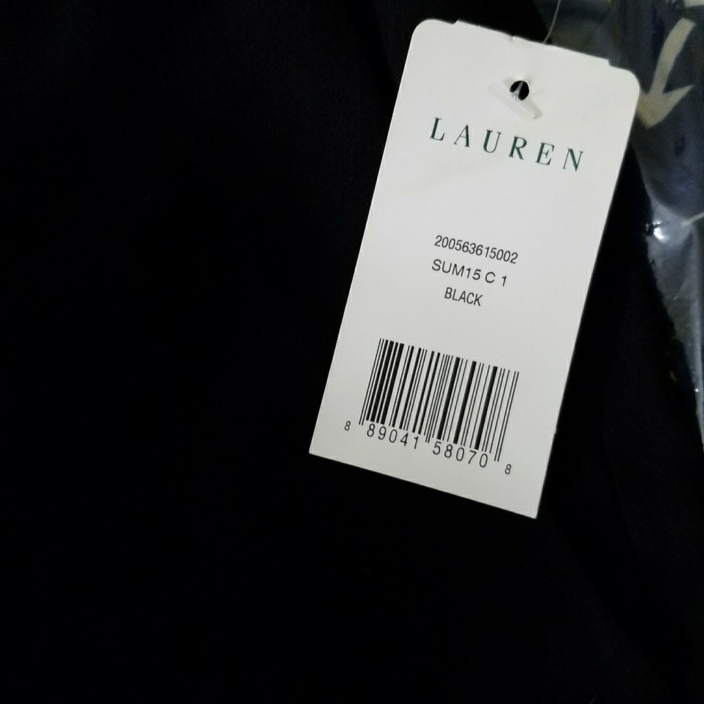 bnwt Ralph Lauren solid black skort uniform - Picture 2 of 3