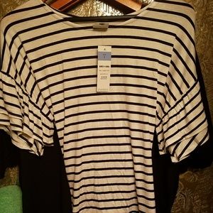 eeuc frill top Agnes Dora sailor stripe top large