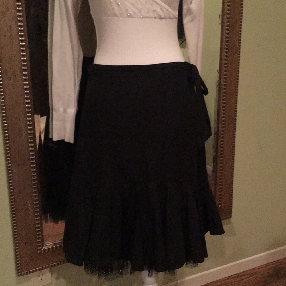 NWT Anthropologie Vintage Black Skirt size (4)