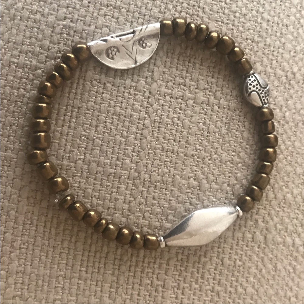 Handmade stacked bracelets