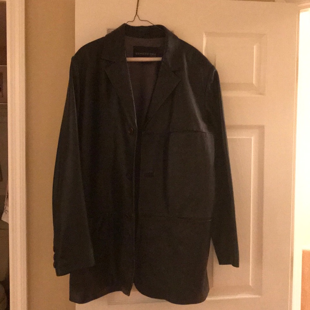 XL Kenneth Cole Leather blazer