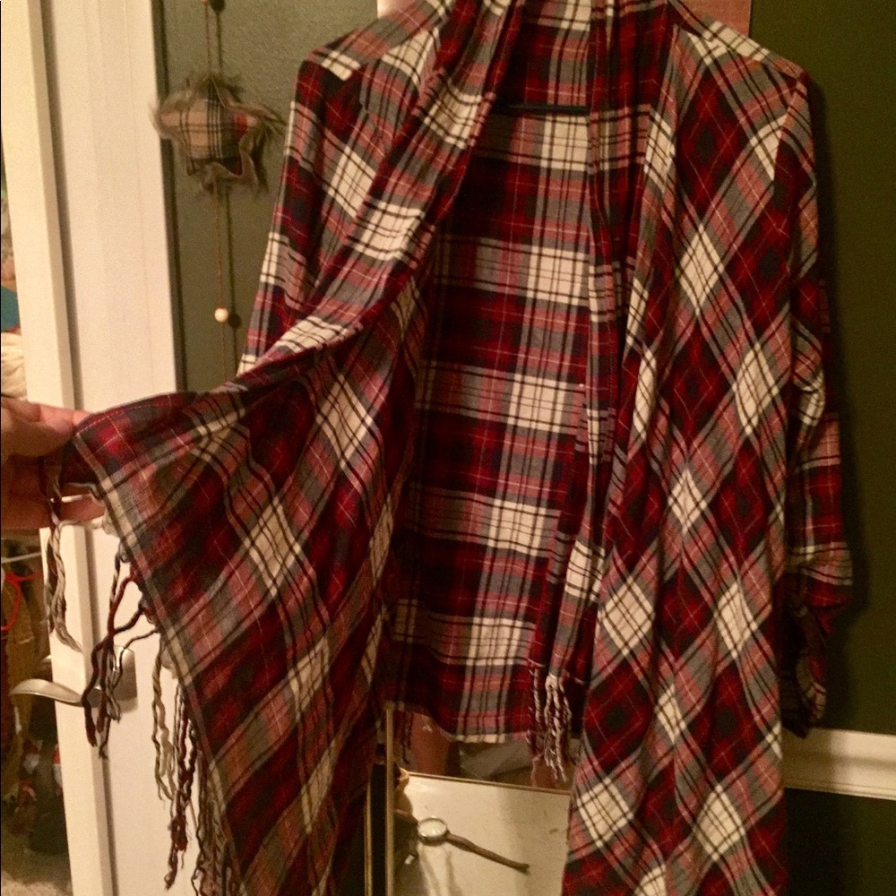 Never Worn --Soft Flannel Tunic