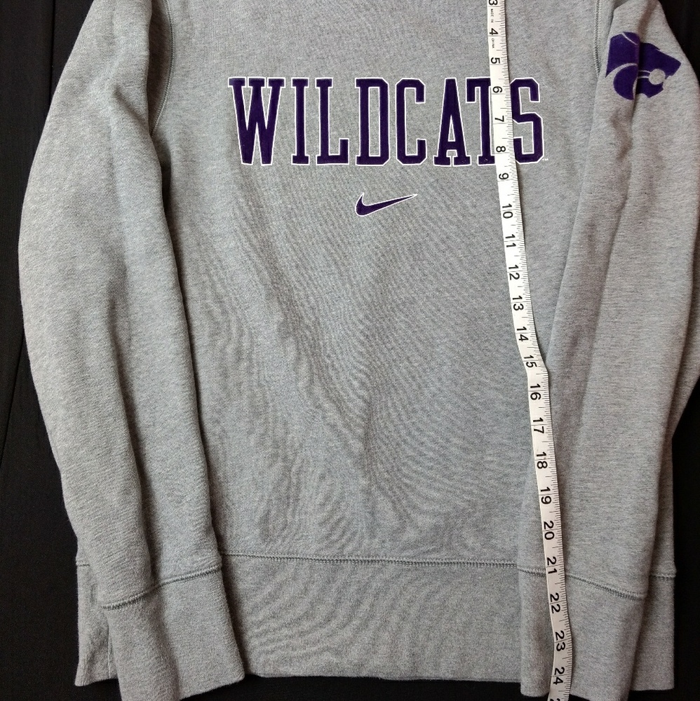 Nike Kansas State Wildcats Sweater Size Small Gray