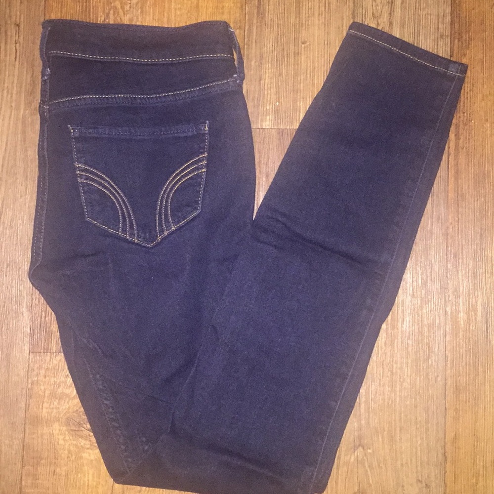 Hollister Skinny Dark Wash Jeans Size 5R 27x29
