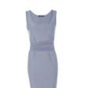 WAIST TIED MIDI DRESS