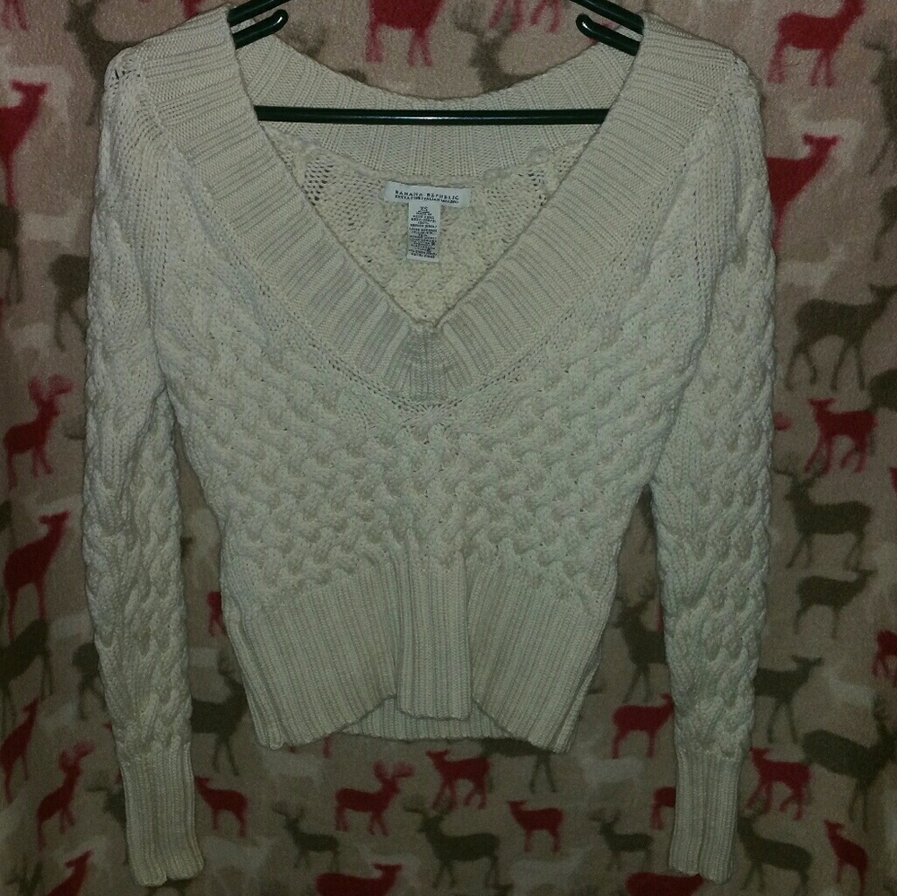 Banana Republic Cropped Sweater