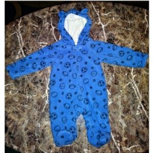Healthtex Sports Bear Hoodie Snowsuit