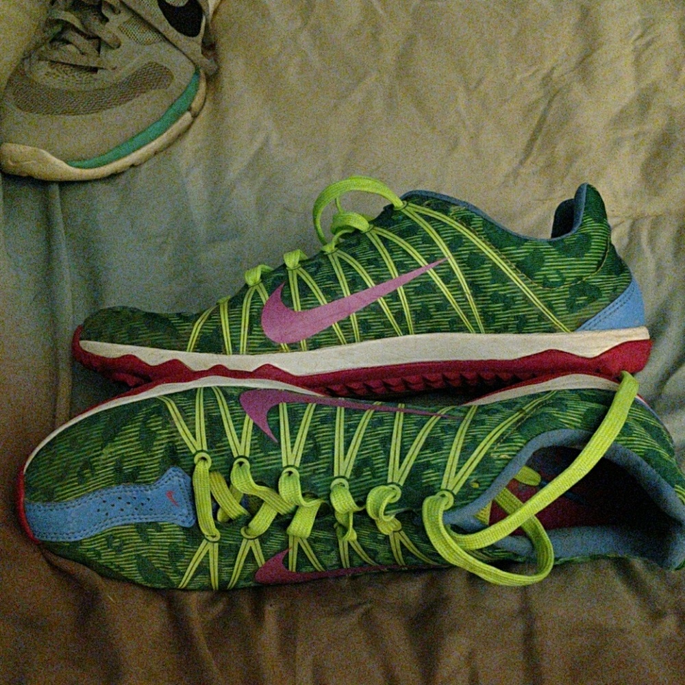 Multi colored Nike Rival Cleats